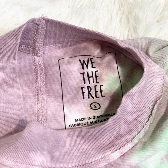 WE THE FREE Tie Dye Tshirt Long Sleeves - Picture 4 of 7